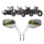 Chrome Rearview Mirrors for Harley CVO Tri Electra Street Glide Freewheeler