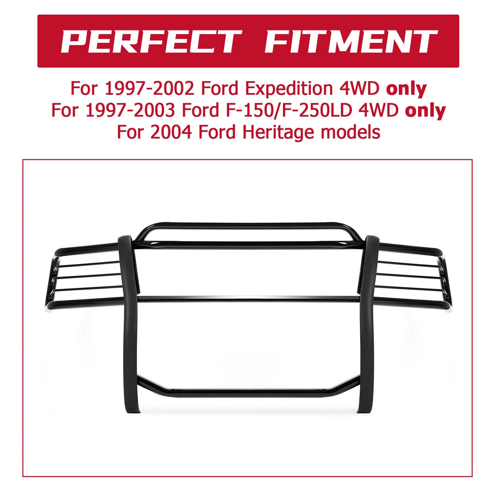 Front Bumper Grille Brush Guard for Ford Expedition F-150 4WD (1997–2002)