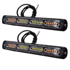 2X 24 LED Strobe Lights for Emergency Flashing Warning Beacon 12V