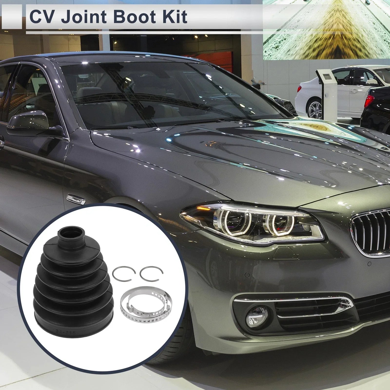 Outer CV Joint Boot Kit with Clamps for BMW 528i (2011 - 2016)