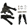 Front Rider Foot Pegs Footrest Brackets for Kawasaki ZX10R (2006–2010)