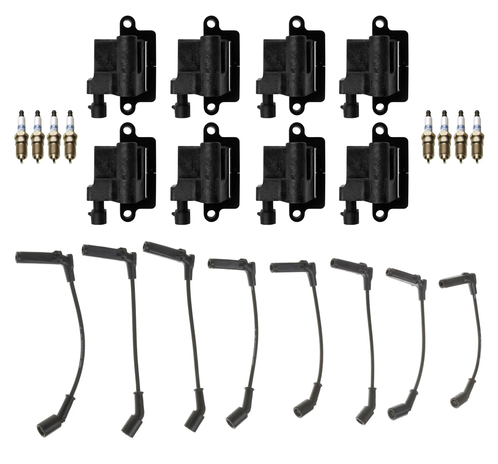 Ignition Wires & Spark Plugs Kit for Chevrolet GMC 8.1L V8 (2001–2009)