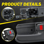 Set of 2 Inside Door Handles for Toyota Tacoma (2005–2015) & Corolla (2003–2008)