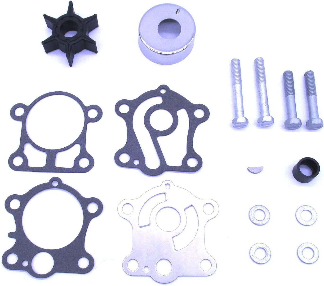 Water Pump Repair Impeller Kit for Yamaha 2 Stroke 40hp 50hp (6H4-W0078-A0)