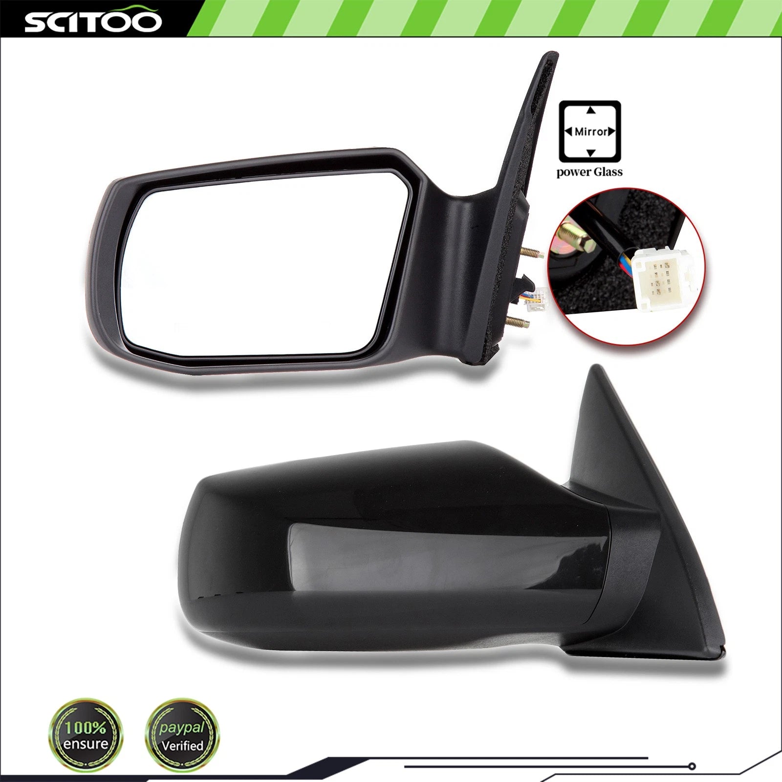 Power Mirrors for Nissan Altima Sedan (2007–2012) - Driver & Passenger Pair