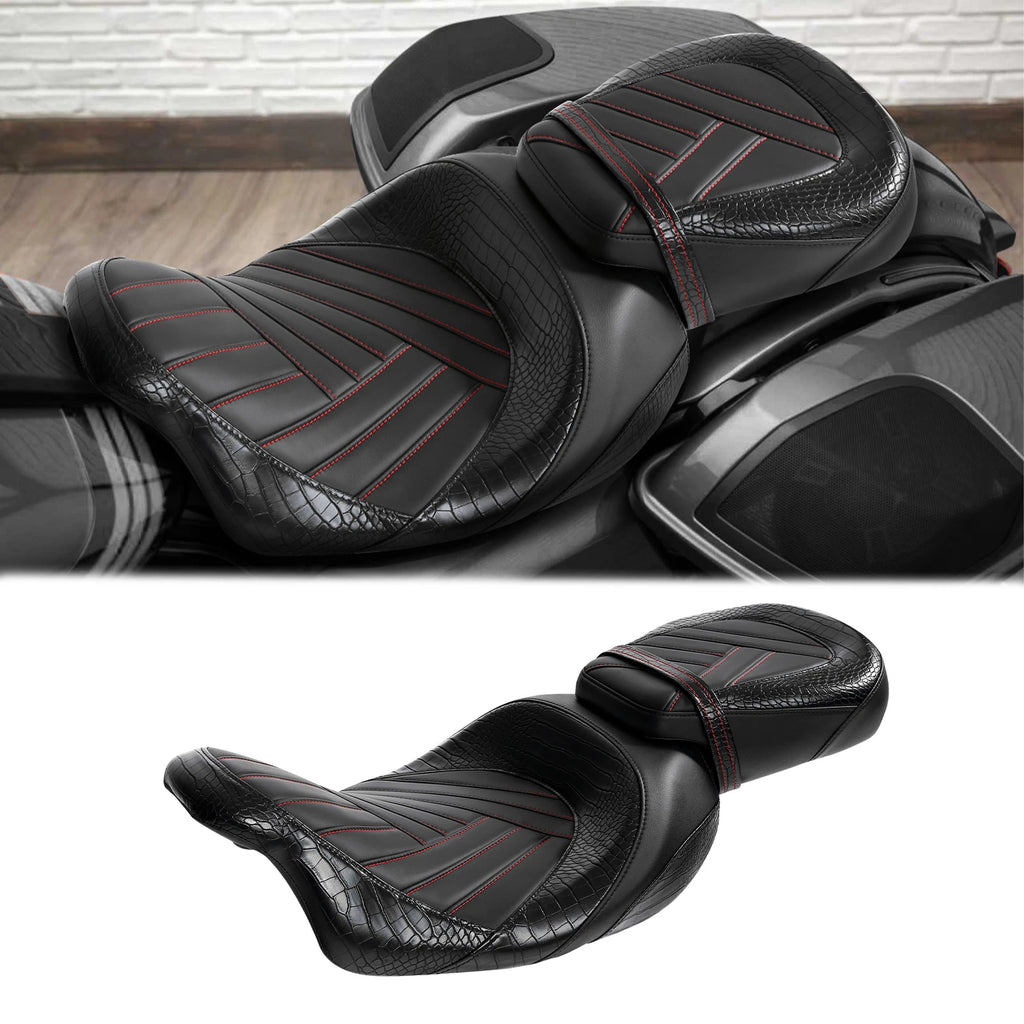 Rider Passenger Seat for Harley Touring Road Glide King (2009–2023)