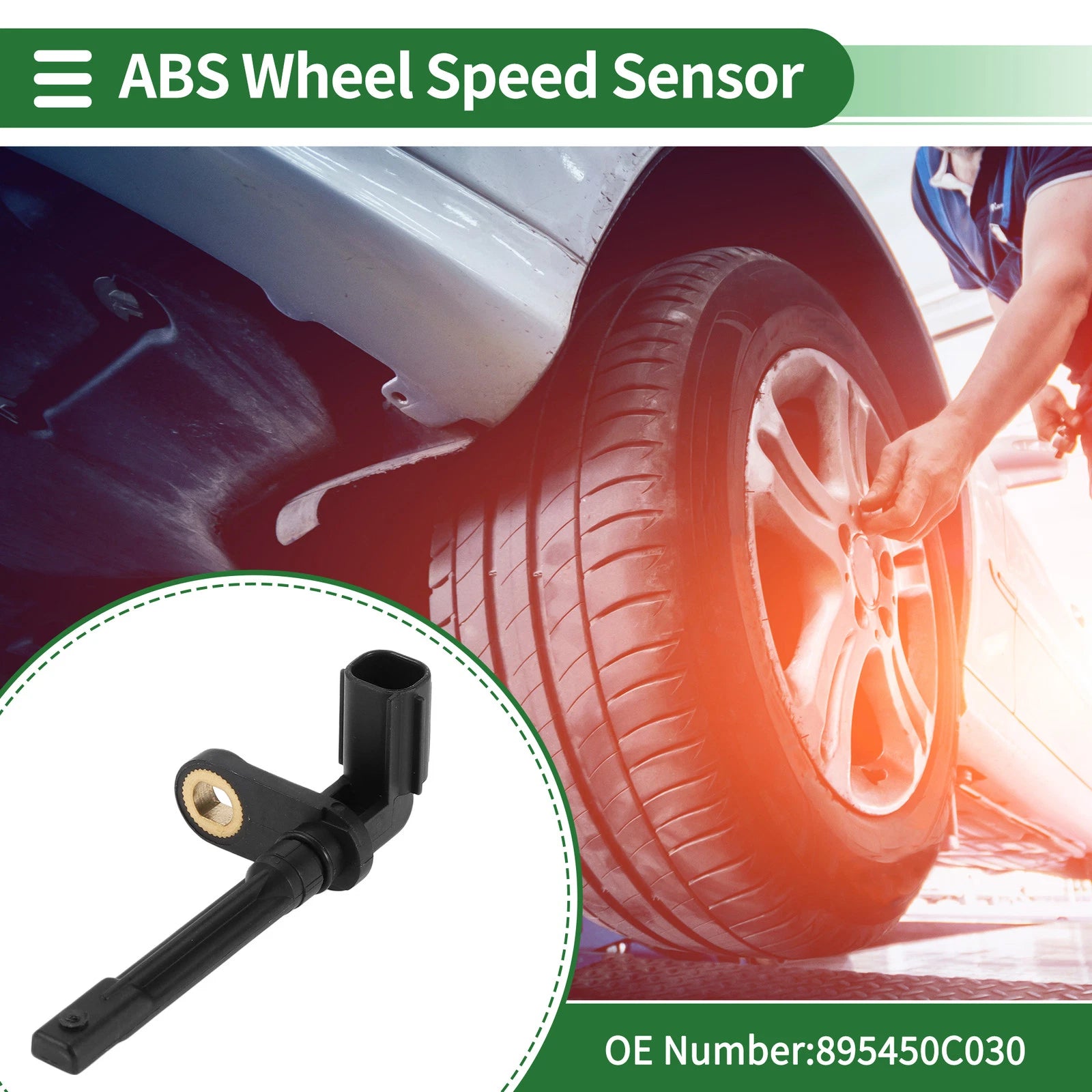 ABS Wheel Speed Sensor No. 895450C030 for Toyota Sequoia (2001–2022)