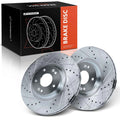 Front Drilled Brake Rotors for Kia Sorento (2014–2020) Hyundai Santa Fe XL (2017–2020)