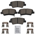 Set of 4 Rear Ceramic Brake Pads for Kia Soul EV (2015–2017) / Optima (2014–2018)