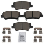 Set of 4 Rear Ceramic Brake Pads for Kia Soul EV (2015–2017) / Optima (2014–2018)