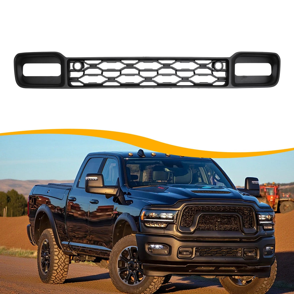 Front Bumper Grille Cover for Dodge RAM 2500 3500 (2019–2024) No. 68384294AA