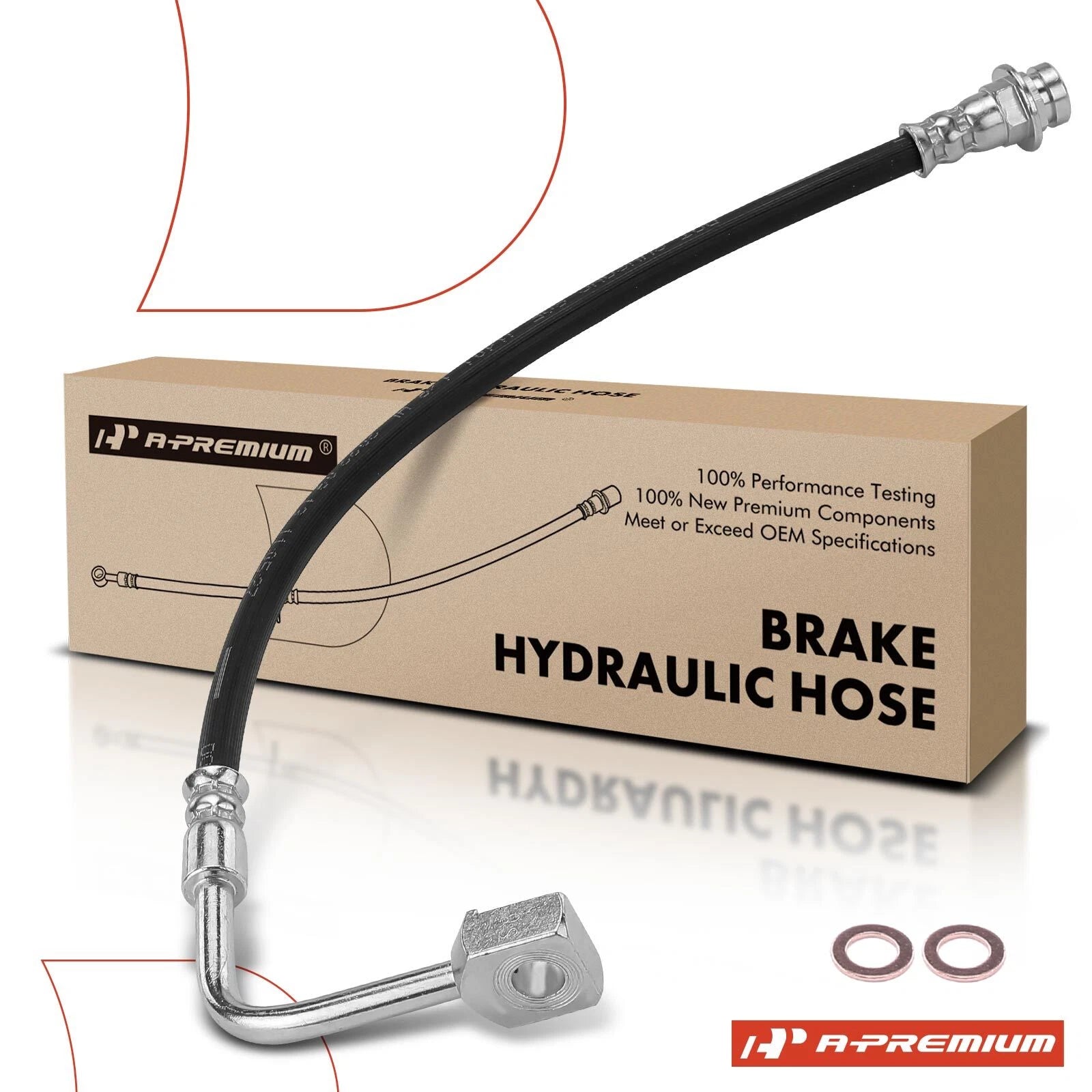 Rear Passenger Brake Hydraulic Hose for Chevy Corvette (2014â2019)