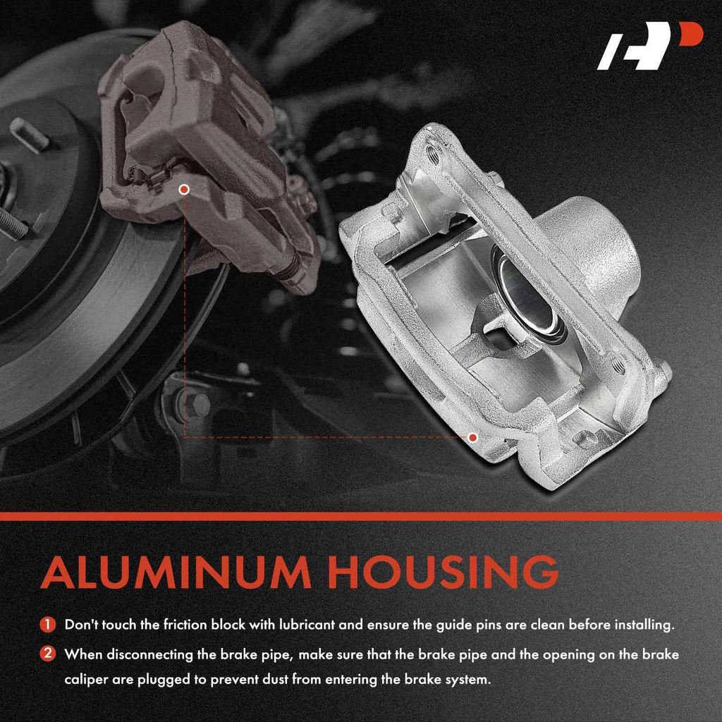 Front Brake Calipers & Ceramic Brake Pads for Mazda 6 (2014-2021)