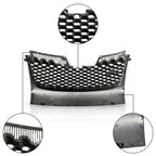 Mesh Grille for VW GTI GLI Jetta MK5 (2006–2009) - Black Badgeless with Red Trim