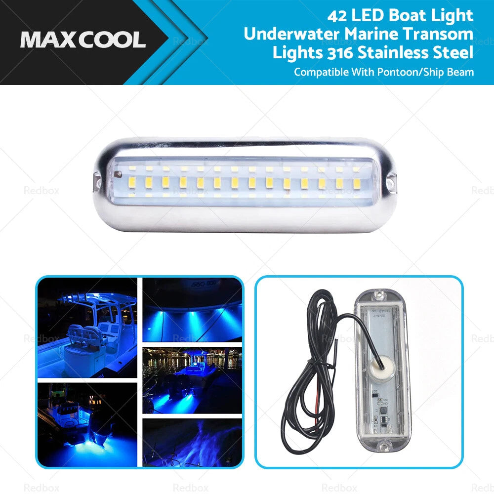 42LED Underwater Boat Light for Pontoon (316 Stainless)