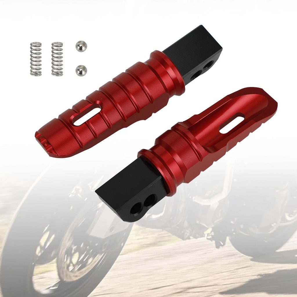 Rear Footrests Foot Pegs for Benelli Tornado 302R TNT 600I (2018–2022) Red