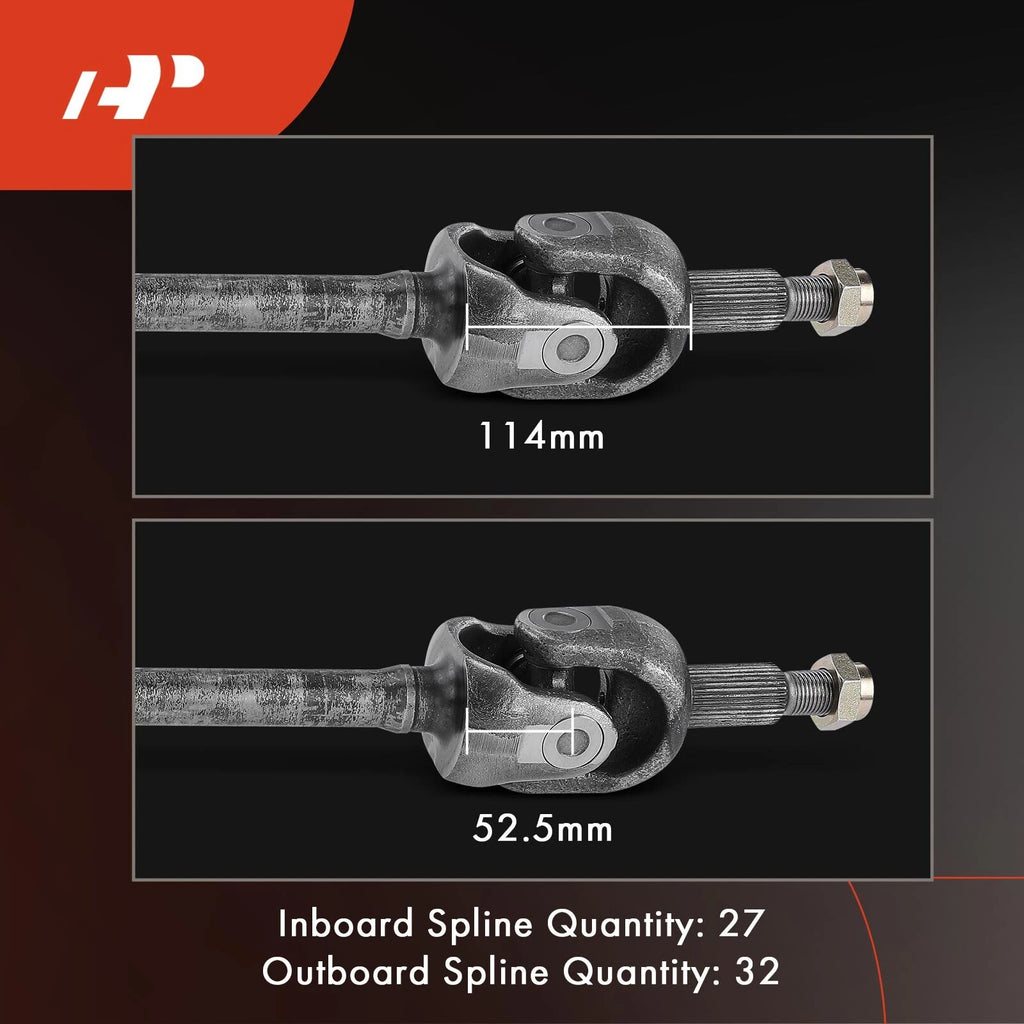 Front Right CV Axle Assembly for Jeep Wrangler JK (2007-2018)