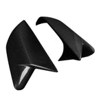 Carbon Fiber Side Door Rearview Mirror Cover Cap for Ford Mustang (2015–2024)