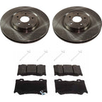 Front Brake Disc Rotors and Pads Kit for Infiniti Q50 Q60