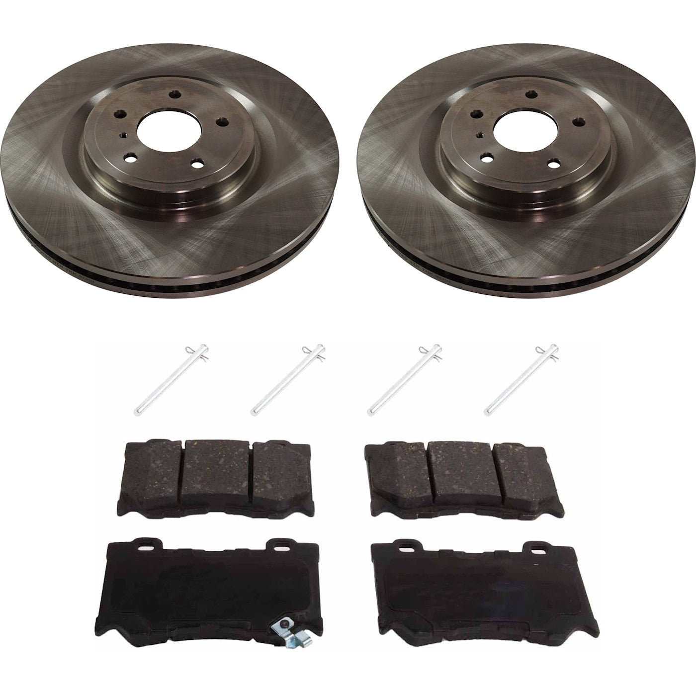 Front Brake Disc Rotors and Pads Kit for Infiniti Q50 Q60