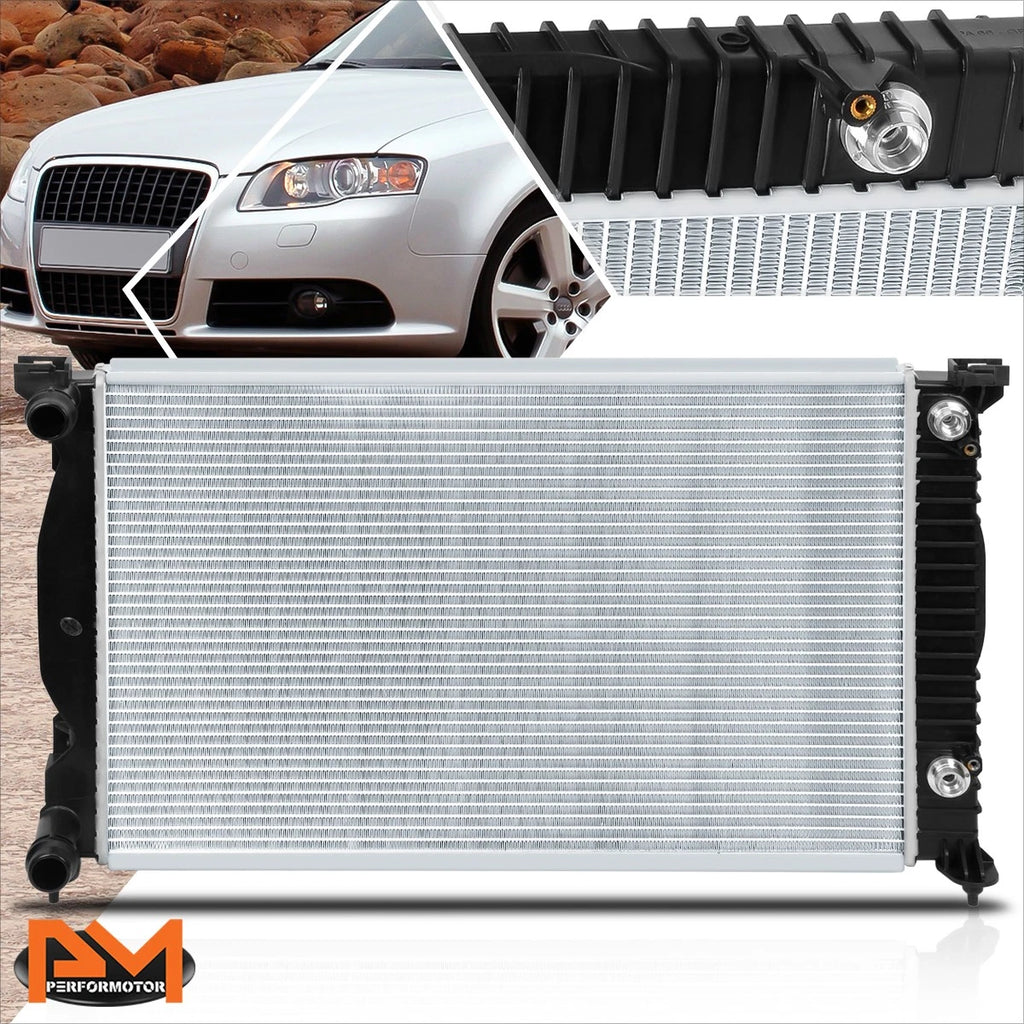 Aluminum Cooling Radiator for Audi A4 2002–2008 1.8L/2.0L AT DPI-2556