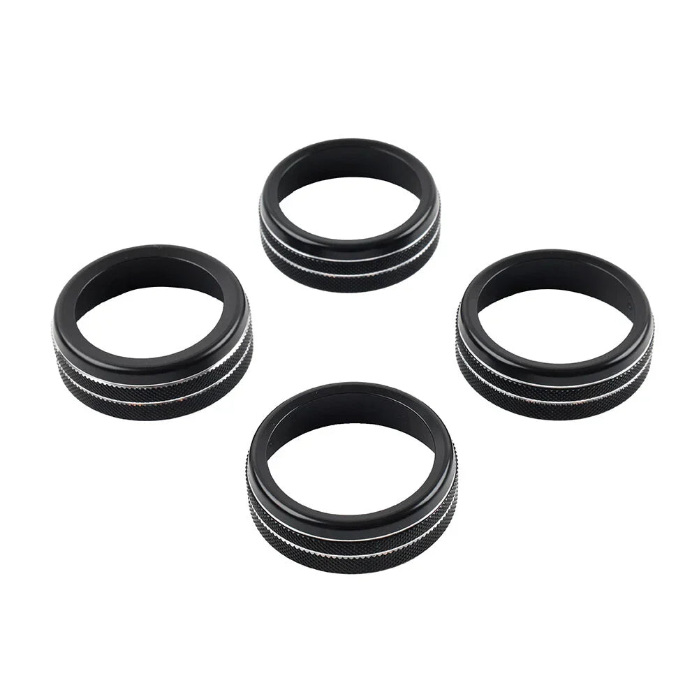 Black AC Climate Control Knob Trim for Toyota Tacoma (2016-2023)