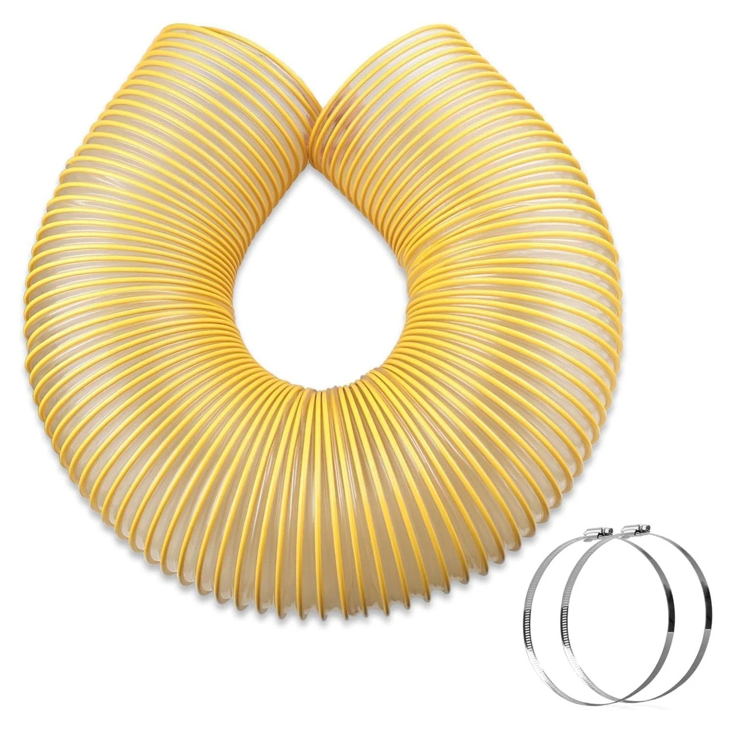 5 Foot 7" Leaf Vac Vacuum Grass Catcher Flex Hose for DR Agri Fab Trac Vac