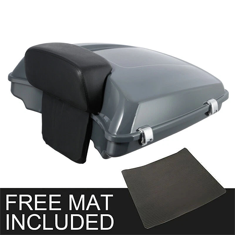 Razor Trunk Backrest for Harley Touring Electra Glide (2014–2026) Gunship Gray