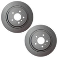 Set of 2 Rear Solid Disc Brake Rotors for Mercedes GLE300d ML250 ML350 (2016–2023)