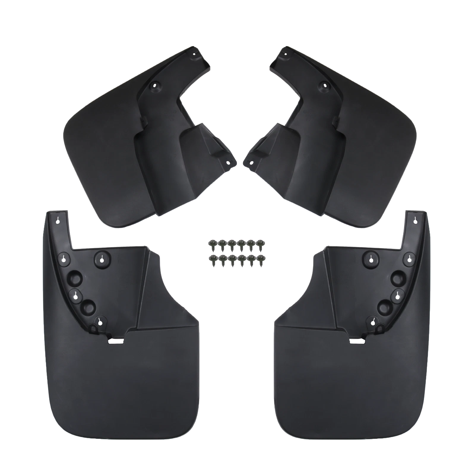 Mud Flaps Splash Guards for Toyota Tundra (2007-2013) Front & Rear