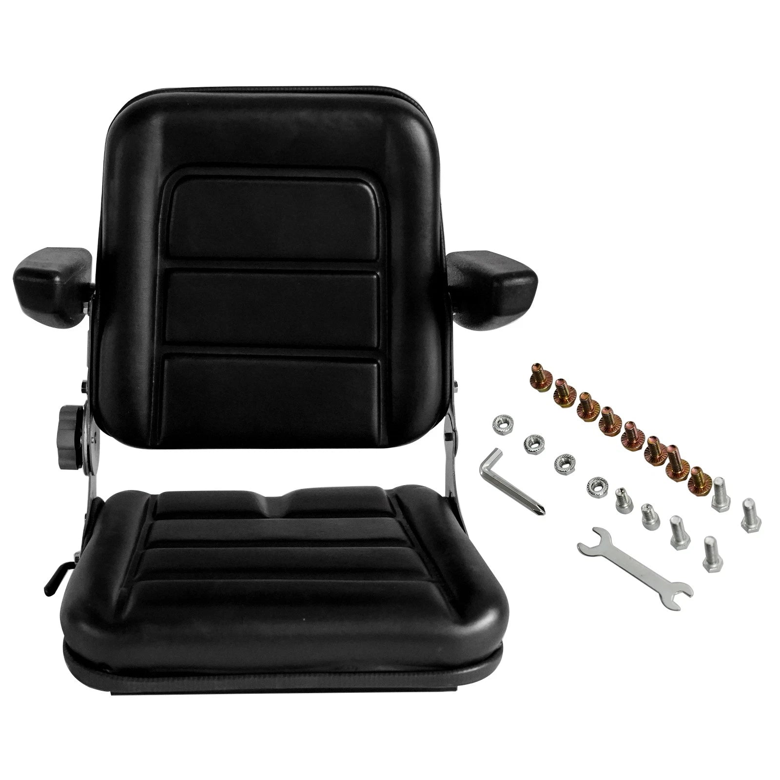 Adjustable Seat for Lawn Mower Tractor (Fits Forklift, Excavators)