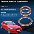 Exhaust Pipe Gasket for Lexus IS300 2001-2005 (2 x Muffler Rings)
