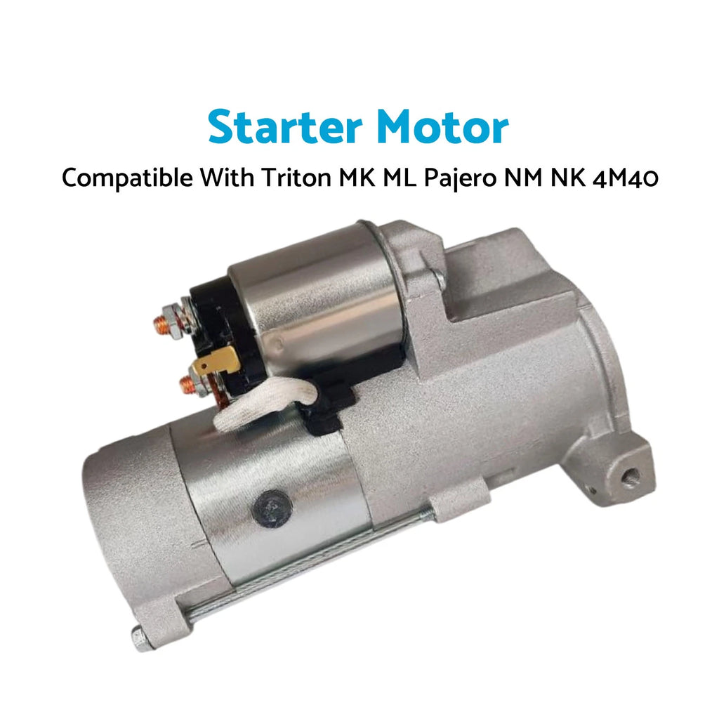 Starter Motor for Mitsubishi Triton MK ML Pajero NK NL NM (1996–2006)