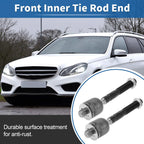 2 Pcs Front Inner Tie Rod End Links for Mercedes-Benz ML320 (1998–2003) EV80689