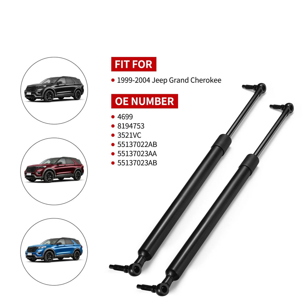 Set of 2 Rear Tailgate Lift Support Struts for Jeep Grand Cherokee
