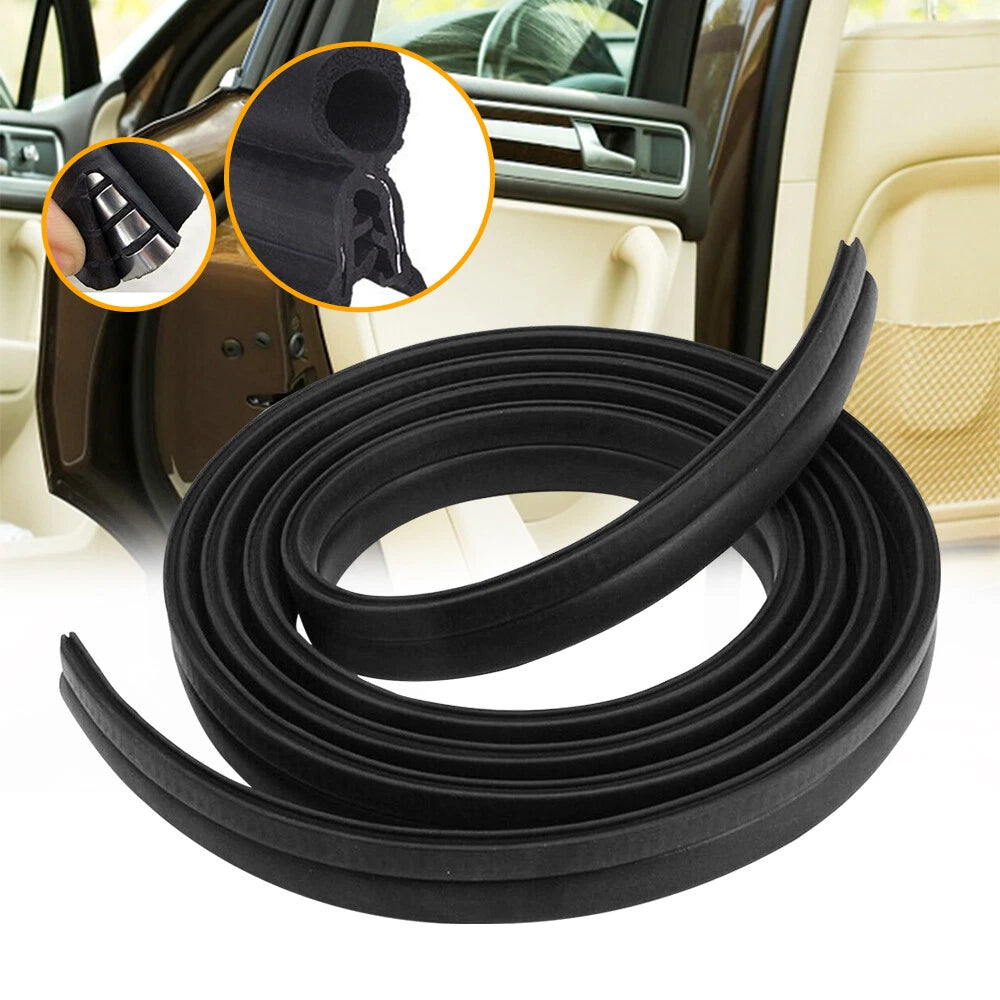 Weatherstrip U-Shape Rubber Seal for Universal Car Door Window