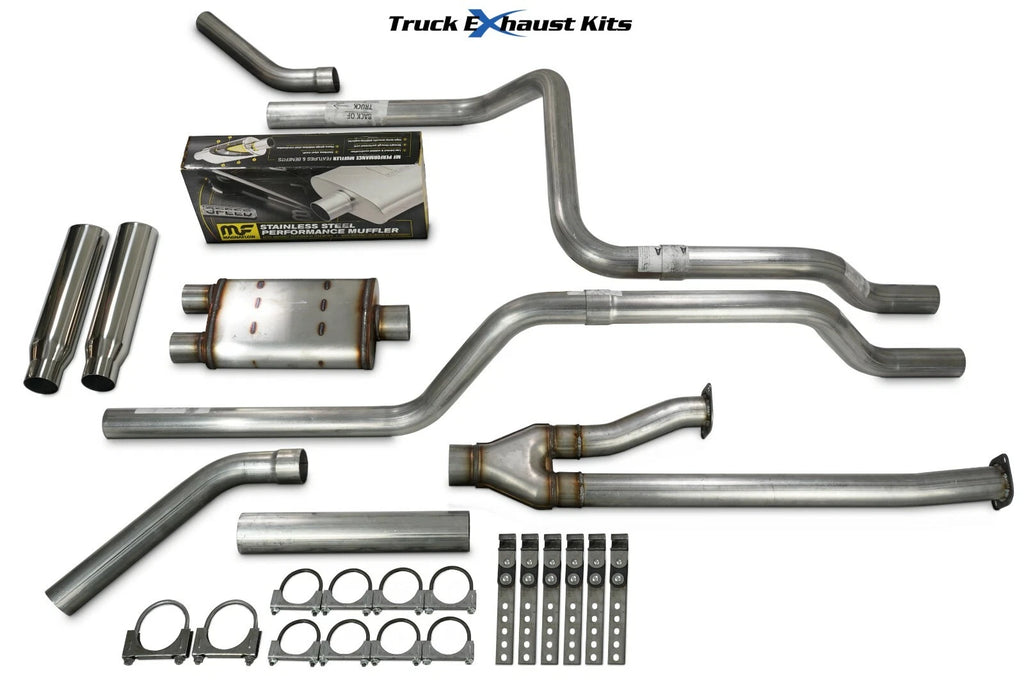 2.5" Dual Exhaust Kit for Toyota Tundra (2009–2013) Magnaflow Corner Rolled Tip