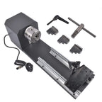 Rotary Axis with 3-Jaw Chuck for CO2 Engraver (50W–130W)