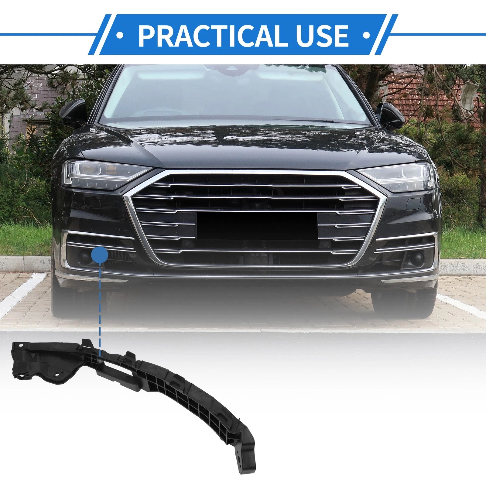 1 Pcs Front Right Bumper Retainer Bracket No. 71140TVAA00 for Honda Accord (2018–2019)
