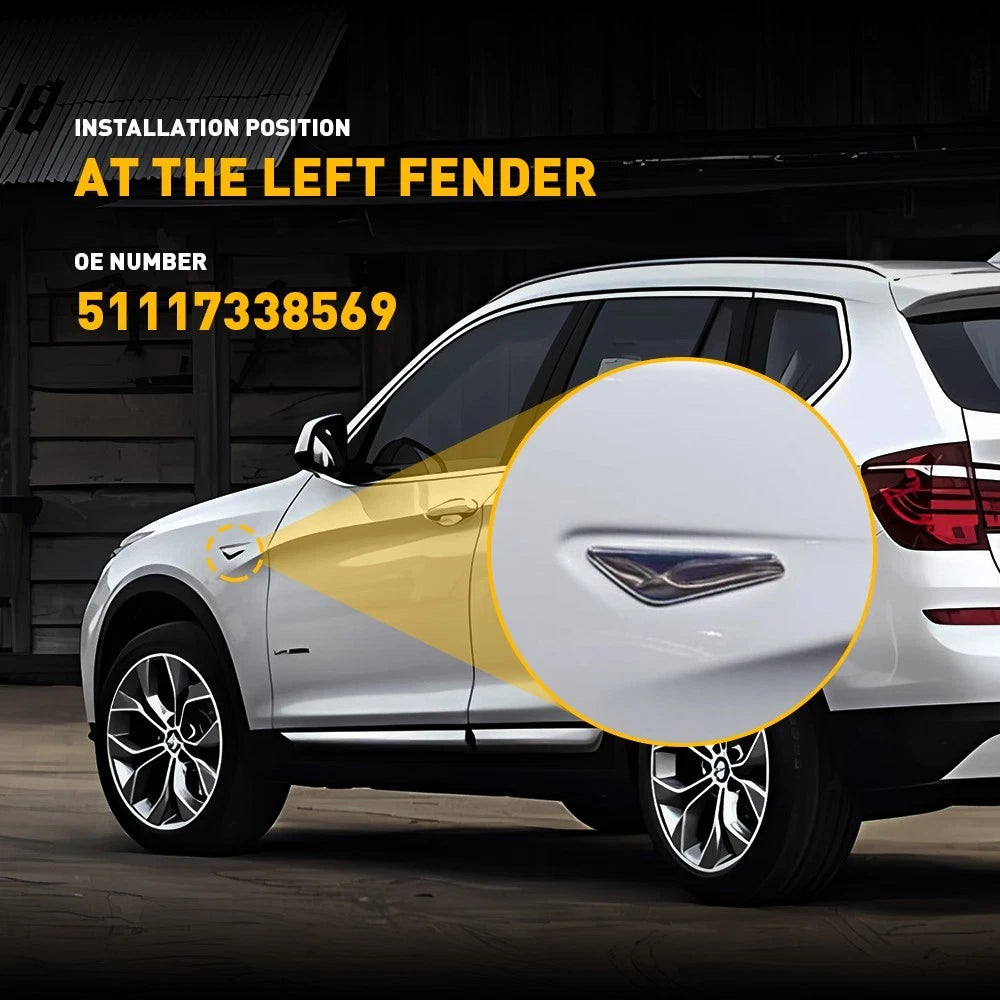 Chrome Front Left Trim Finisher for BMW X3 X4 F25 F26 (2015–2017)
