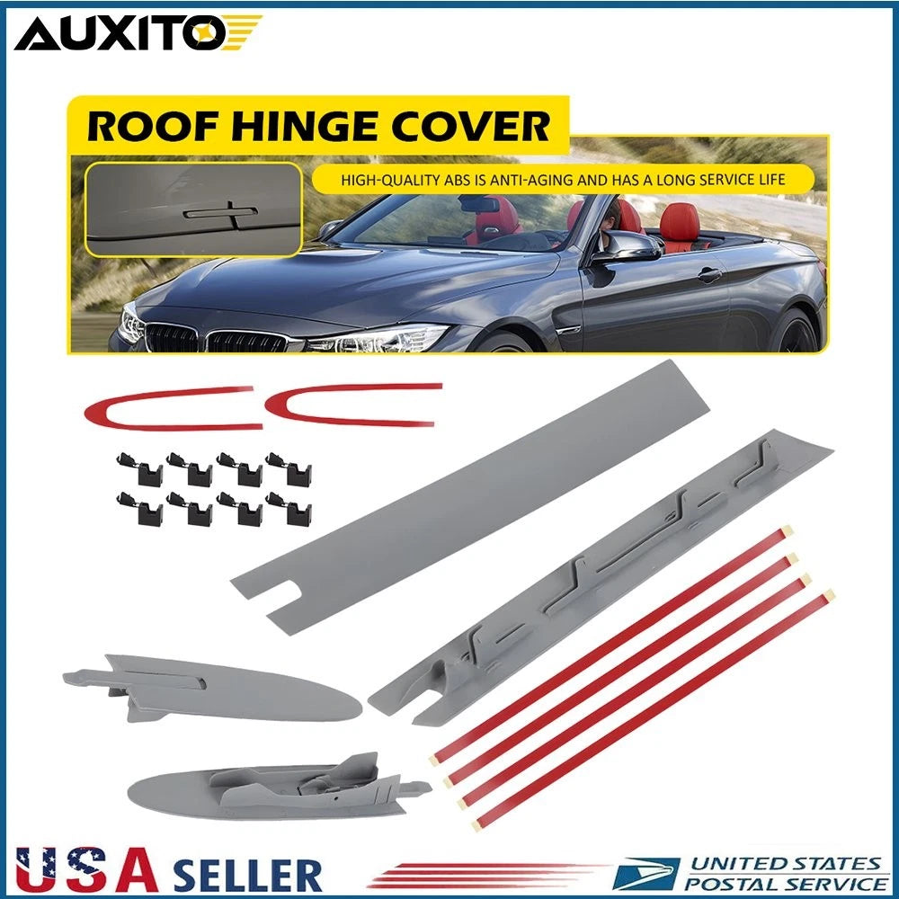 Set of 4 Convertible Roof Top Hinge Covers for BMW 3 Series E93 (2007–2013)