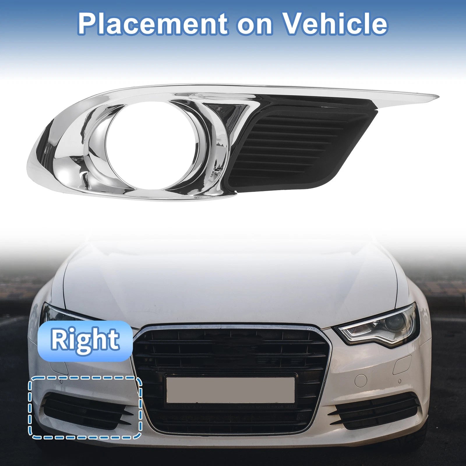 1 Pc Fog Light Grill for Toyota Avalon (2011–2012) No. 5203007040
