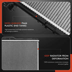 Radiator for Toyota Corolla Geo Prizm (1993–1997) Automatic Aluminum
