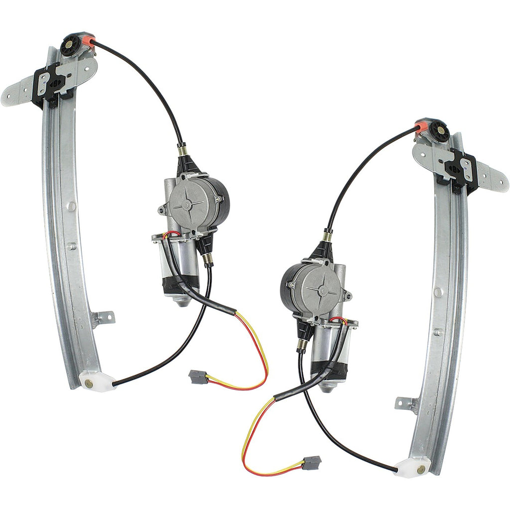 Power Window Regulator Set for Lincoln Town Car (1998–2011) Rear with Motor