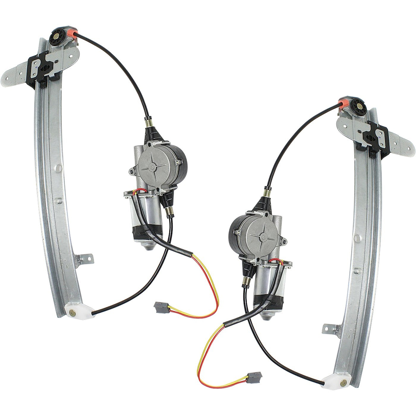 Power Window Regulator Set for Lincoln Town Car (1998–2011) Rear with Motor