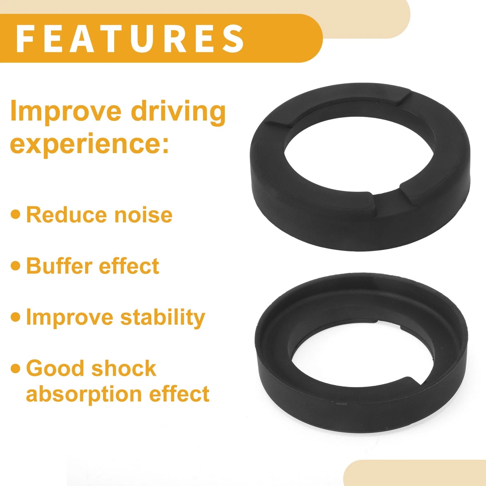 Upper Coil Spring Insulator No. 33536753765 for BMW 525i (2004–2007) Rubber