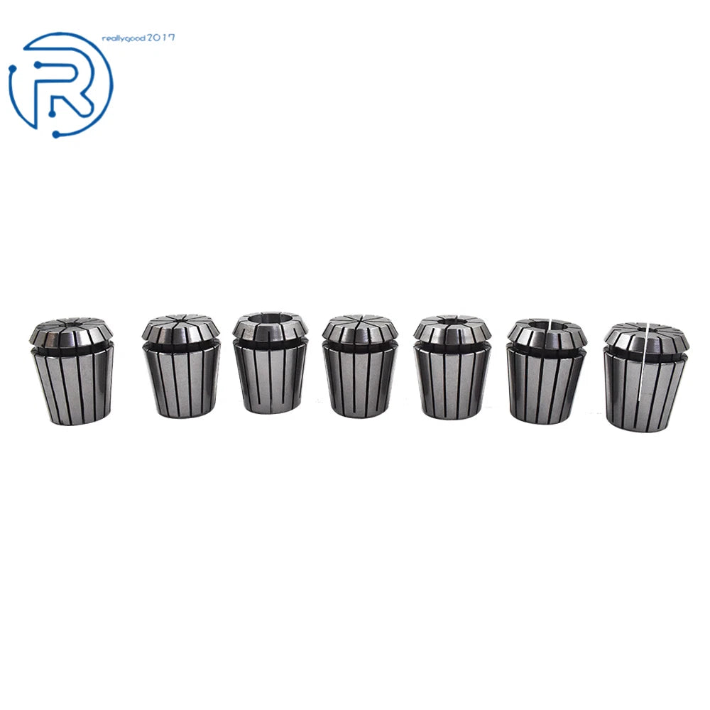 7-Pack ER32 Spring Collets for CNC Lathe Engraving Machine
