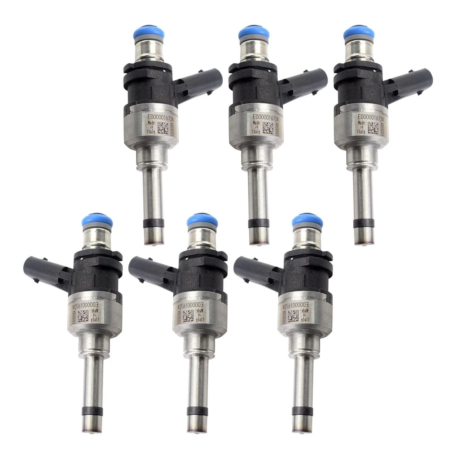 Set of 6 Fuel Injectors for Hyundai Palisade, Kia Cadenza, Sedona, Sorento