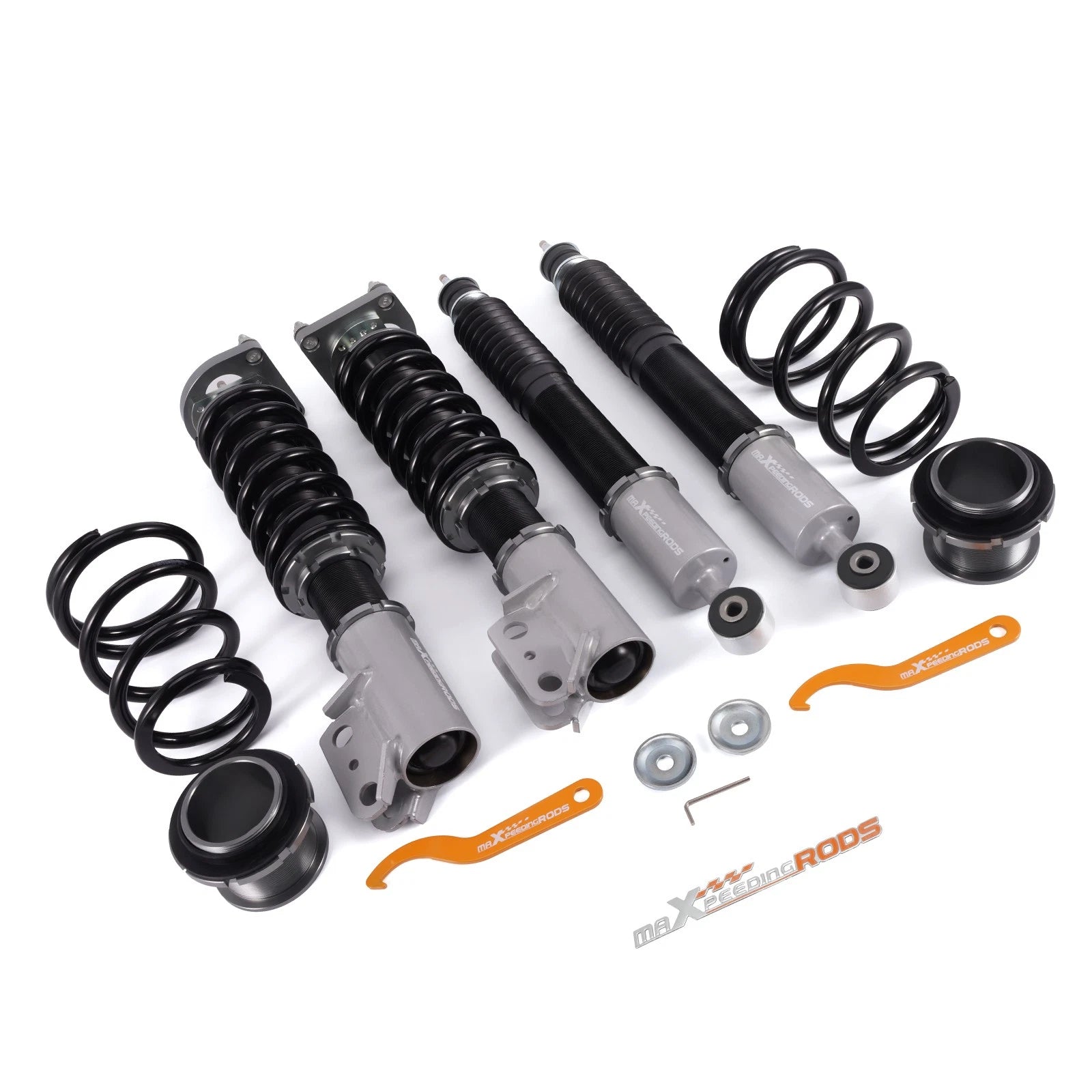 24-Way Adjustable Damper Coilover Suspension Shocks for Ford Mustang (1994–2004)