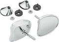 Chrome Tapered Fairing Mirrors for Harley Davidson Ultra (2014–2017)